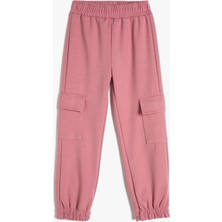 Koton Basic Kargo Jogger Eşofman Altı Cepli Beli Lastikli