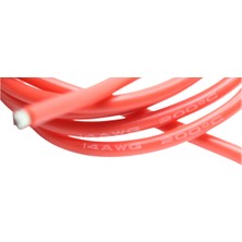 Cin 14 Awg Silikon Kablo - 1 Metre - Kırmızı