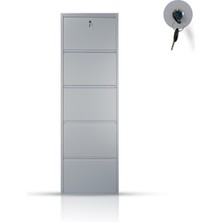 Ataexim Ata Exim 5 Li Gri Metal Ayakkabılık