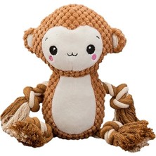 Hasyılmaz Evcil Hayvan Diş Kaşıma Çiğneme Maymun Peluş Oyuncak