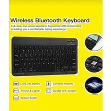 Cover Center  Bluetooth Özellikli Kalem Bölmeli Tablet Kılıfı