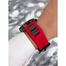 Ferrucci Function Silikon Kordon Erkek Saat Siyah-Kırmızı ZMFER066
