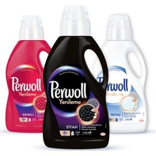 Perwoll Yenileme Siyah 1.485L & Perwoll Yenileme Renkli 1.485L & Perwoll Yenileme Beyaz 1.485L (3'lü Set)