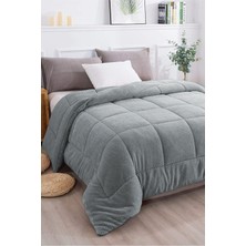 Evlen Home Collection Ultra Yumuşak Tek Kişilik Çift Taraflı Wellsoft Peluş Yorgan Yıkanabilir (Battaniye / Nevresim) 160 x 220 cm