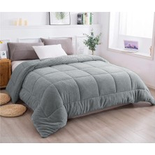 Evlen Home Collection Ultra Yumuşak Tek Kişilik Çift Taraflı Wellsoft Peluş Yorgan Yıkanabilir (Battaniye / Nevresim) 160 x 220 cm