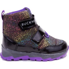 Buckhead 4183 Siyah Mor Snowshell Ortopedik Günlük Kız Çocuk Bot
