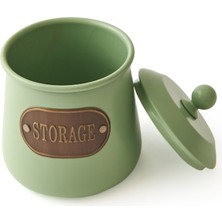 Evabella Galvaniz Storage Baharatlık - Yeşil - 1000 ml