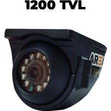 Ultra Hd 1200 Tvl Yan 12 LED Araç Kamerası - Ultra