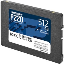 Patriot P220 512GB 550-500MB Sata3 SSD