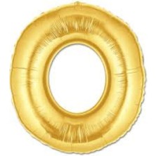 Colezium O Harf Folyo Balon Altın Renk  40 Inç (Clz)