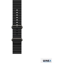 Winex Watch G900 Pro 2024 Android İos HarmonyOs Uyumlu Akıllı Saat Siyah