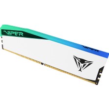 Patriot Viper Elite 5 RGB 16GB (1X16GB) DDR5 5600MHz CL38 Gaming Ram (Bellek) ( PVER516G56C38W ) 