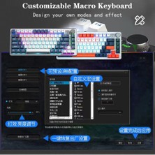 Jingyi F3060 75 Yüzde 84 Tuşlu Kablolu Düğme Makro Mekanik Klavye Pc Gamer Komple Esports Clavies Için Çalışırken Değiştirilebilir Rgb Arkadan Aydınlatmalı (Yurt Dışından)