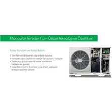 Arçelik R32 AHP-MM14 14 Kw A+++ 14000 BTU Monoblok Inverter Isı Pompası