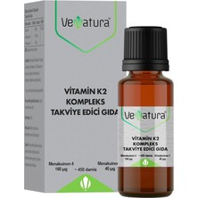 Venatura K2 Kompleks Takviye Edici Gıda 20 Ml