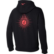 Mizuno Sergio Ramos Sweat Hoody Erkek Sweatshirt Siyah