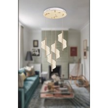 Eray Aydınlatma P7077-3+1 4lü Sarkıt LED Avize(Beyaz Işık -Sarı Işık - Gün Işığı)