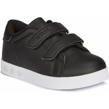 Vicco Oyo Işıklı Unisex Çocuk Siyah/Beyaz Sneaker