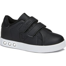 Vicco Oyo Işıklı Unisex Çocuk Siyah/Beyaz Sneaker