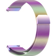 Ally 22MM Gear S3 Watch 4 -Gt2 GT2E 46MM Kayış,kordon Metal Milano Loop