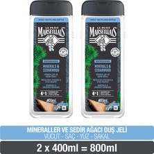 Le Petit Marseillais Mineraller Ve Sedir Ağacı Duş Jeli 400ml x2