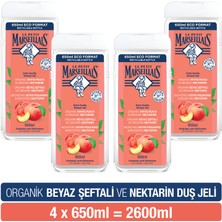 Le Petit Marseillais Beyaz Şeftali ve Nektarin Banyo ve Duş Jeli  Avantajlı Paket 650 ml x4