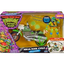 Tmnt Araçlar ve Figürler Ninja Kick Cycle With Leonardo 83430