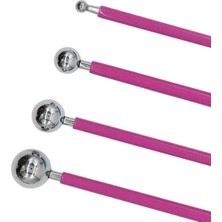 Lonni 4pcs Ball Stylus Dotting Araçları Oyma Modellemeı Çift Uçlu Tasarım Kırmızı (Yurt Dışından)