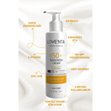 Loventa 50+ Spf Yüksek Korumalı Güneş Kremi - Alkol, Paraben, Parfüm İçermez 100 ml