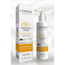 Loventa 50+ Spf Yüksek Korumalı Güneş Kremi - Alkol, Paraben, Parfüm İçermez 100 ml