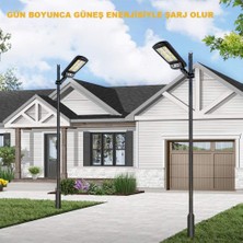 Robeve Solar Güneş Enerjili Bahçe LED Aydınlatma 120 LED Aydınlatma Uzaktan Kumandalı Hareket Sensörlü Gece Sensörlü LED Işık Bahçe LED Aydınlatması Yüksek Işık