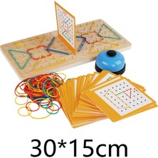 Savakan Grafik Matematik Deseni Bloklar Kids Için Kauçuk Bandı Geoboards Yeni Yürümeye Başlayan Çocuklar (Yurt Dışından)