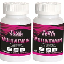 Force Nutrition Force Women Kadın Multivitamin 2 x 120 Tablet Karayılan Otu Evening Promise Oil