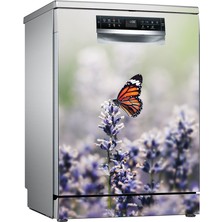 Çizmeli Bulaşık Makinası & Beyaz Eşya Yapışkanlı Folyo Kaplama Sticker  (65X74CM) - Bulaşık Makinesi