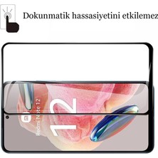 CepStok Xiaomi Redmi Note 12 Kırılmaz Cam 5d Tam Kaplayan 9h Temperli Ekran Koruyucu