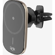 LİNK W790 Premium Magsafe Araç Içi Wireless Telefon Tutacağı & Şarj Aleti