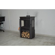 Flame Stove Modena Lüx Style 3 Camlı Odun Hazneli Şömine FS-022ST