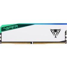 Patriot Viper Elite 5 RGB 16GB (1X16GB) DDR5 6000MHz CL42 Gaming Ram (Bellek) ( PVER516G60C42W ) 