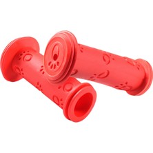 Beloving Kauçuk Bisiklet Gideri Tutamakları 0.87 'anti Slip Kavrama Çocuklar Için Yumuşak Bisiklet Üç Tekerlekli Bisiklet Kırmızı (Yurt Dışından)