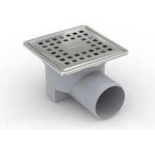 Feha 10X10 Yer Süzgeci 50mm Yandan Çıkışlı