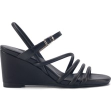 Nine West Aprıl  3fx Siyah Kadın Comfort Sandalet
