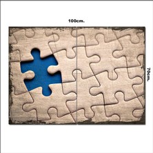 Bedeko Ahşap Tablo Puzzle Baskılı 70*100CM