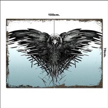 Bedeko Ahşap Tablo All Men Must Die  70*100CM