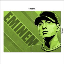 Bedeko Ahşap Tablo Eminem Poster Görseli 70*100CM