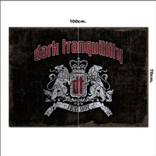 Bedeko Ahşap Tablo Dark Tranguillity Logo Şekilli 70*100CM