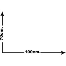 Bedeko Ahşap Tablo Dark Tranguillity Logo Şekilli 70*100CM