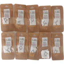 Safir Çay Semaveri Musluk Bezi Çay Ocağı Kazanı İçin 10 Paket 50 Adet Musluk Süzgeci
