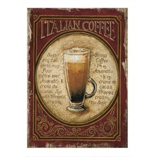 Bedeko Italyan Kahvesi Mdf Poster