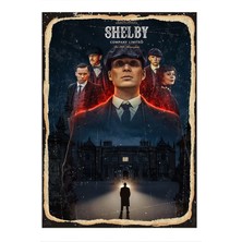 Bedeko Peaky Blinders Shelby Art Mdf Poster