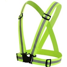 Vento Yüksek Görünümlü Reflektörlü Pratik Şerit Sarı Ikaz Yeleği ( Esnek )